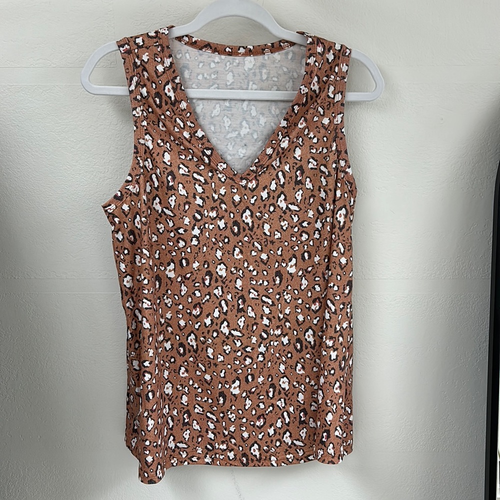 Leopard Print Tank Top